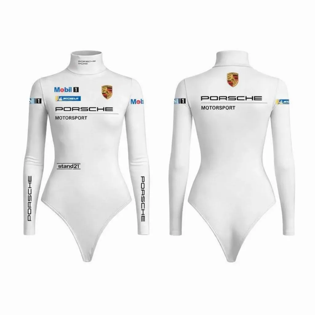 Porsche White Bodysuit - 2025