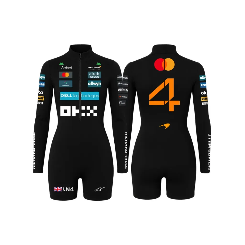 Lando Norris McLaren Black Bodysuit - 2025