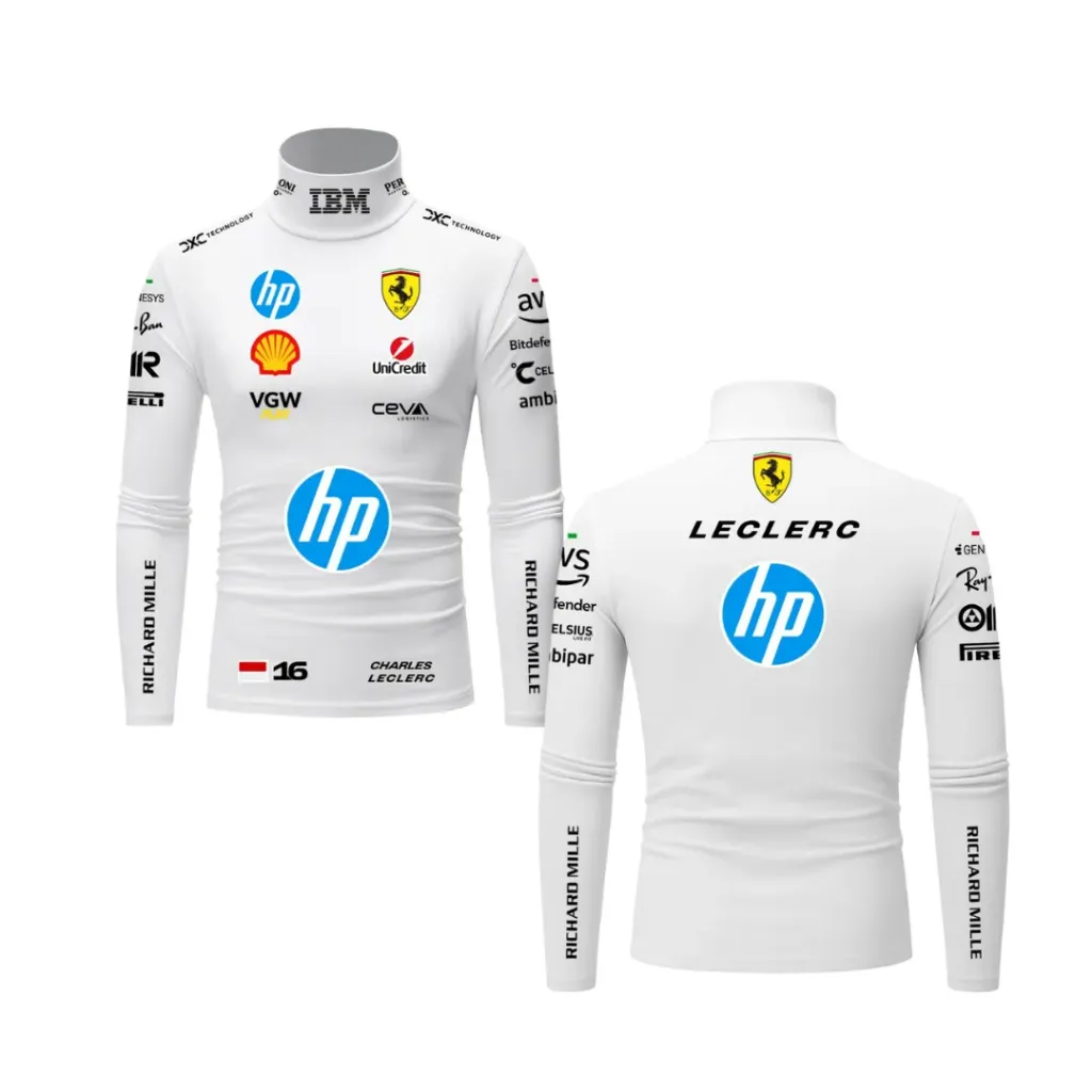 Charles Leclerc Ferrari Compression Shirt - 2025