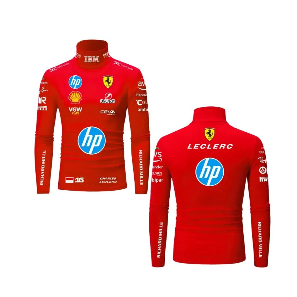 Charles Leclerc Ferrari Compression Shirt - 2025