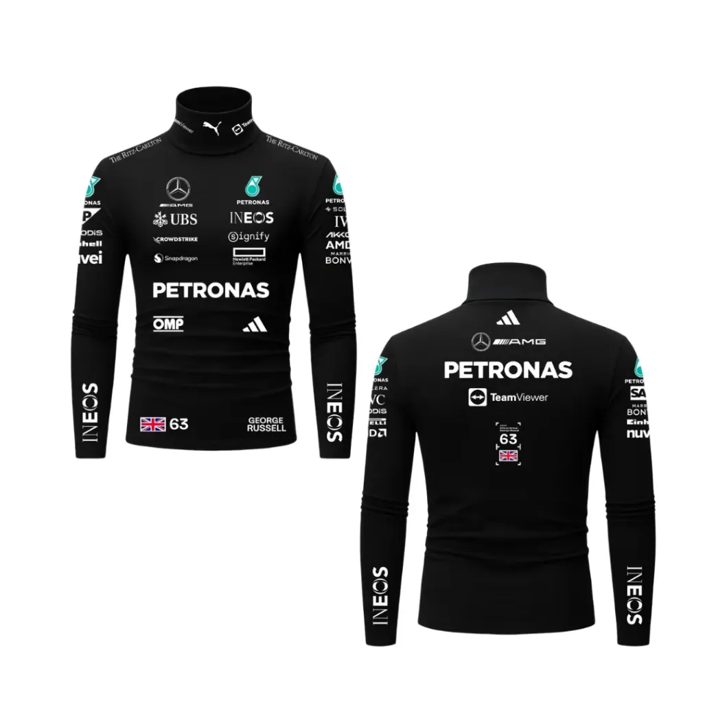 George Russell Mercedes Compression Shirt - 2025